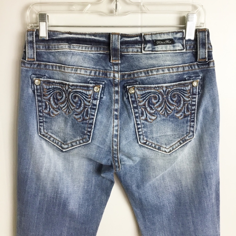 Miss Me Ankle Skinny Mid Rise Pants Size 26 Jeans Pants - Picture 5 of 6